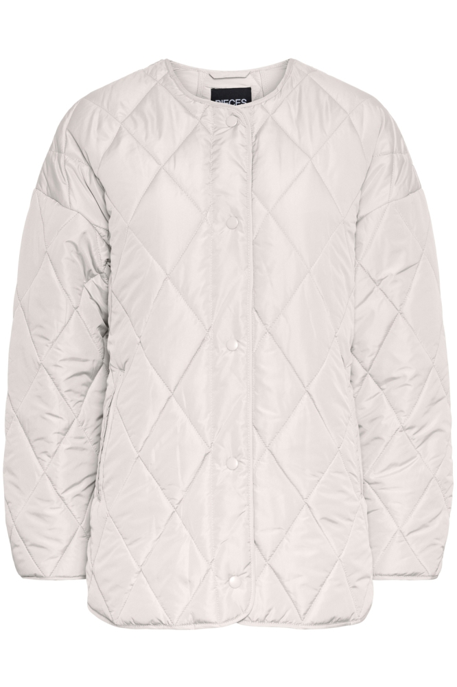 PCSTELLA QUILTED JACKET NOOS BC 17146371 SILVER GRAY